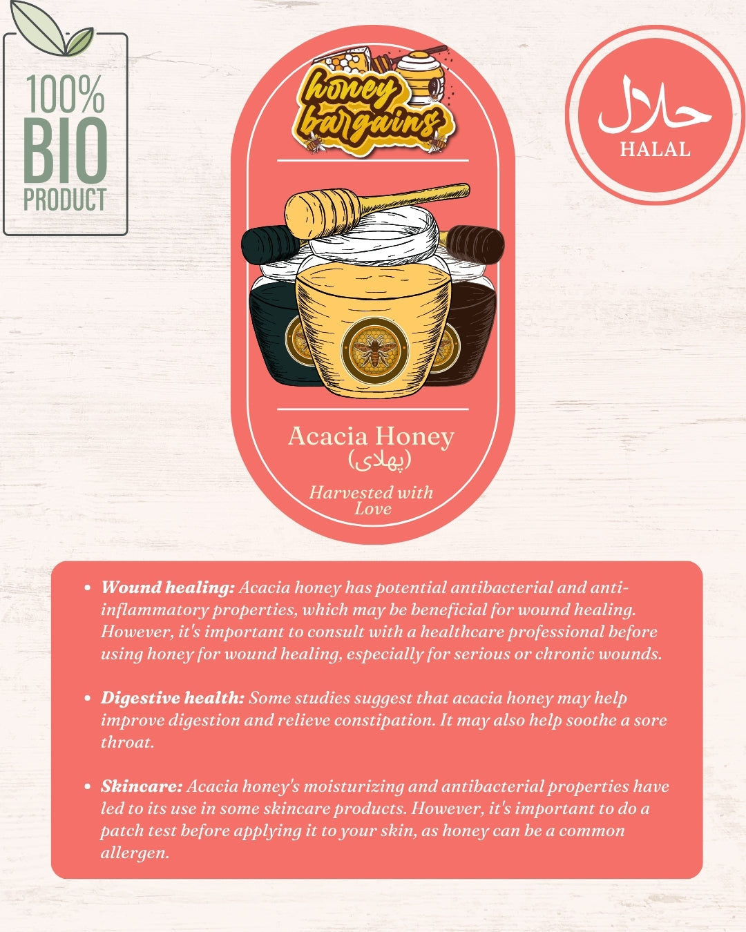 Acacia (پھلای) Honey