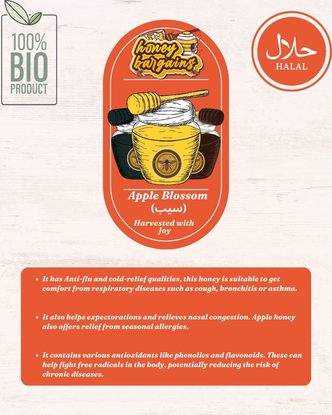 Apple Blossom Honey